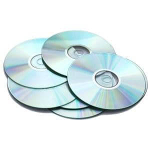 Restored data from CD and DVD disks